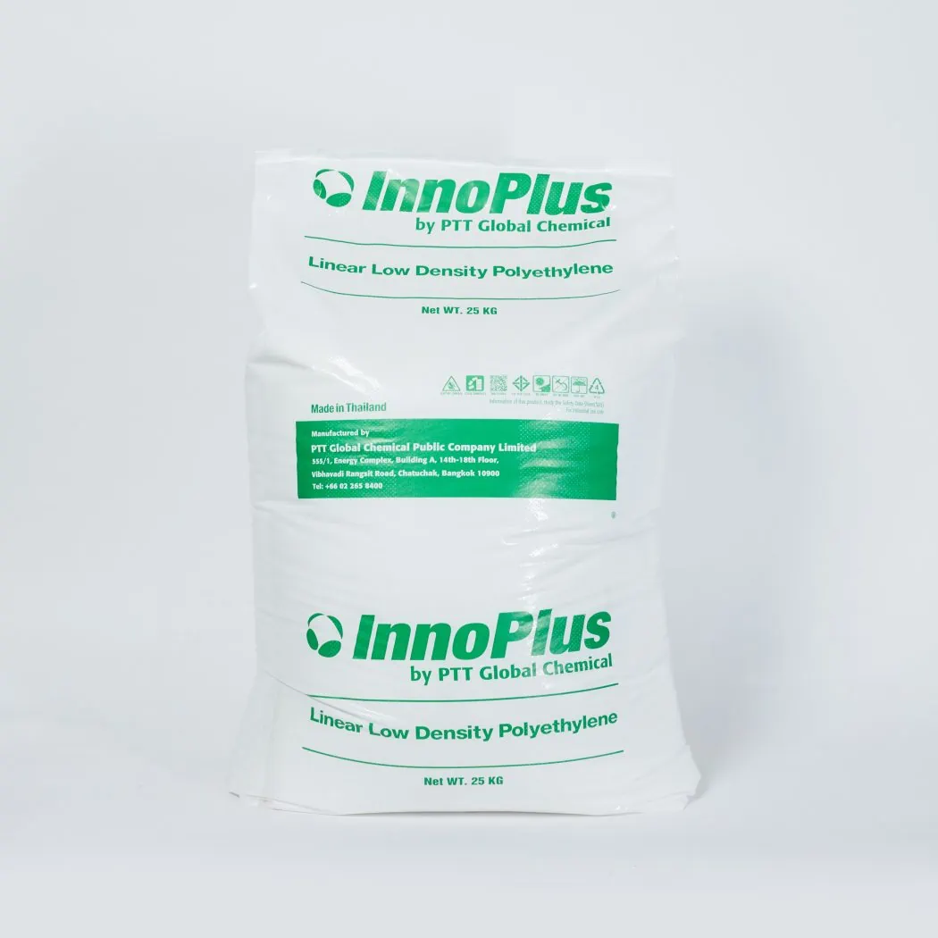 Bag of LLDPE Polene plastic pellets